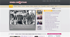 Desktop Screenshot of galeria.zemrashqiptare.net