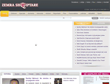 Tablet Screenshot of galeria.zemrashqiptare.net