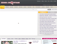 Tablet Screenshot of lajme.zemrashqiptare.net