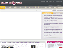Tablet Screenshot of muzike.zemrashqiptare.net